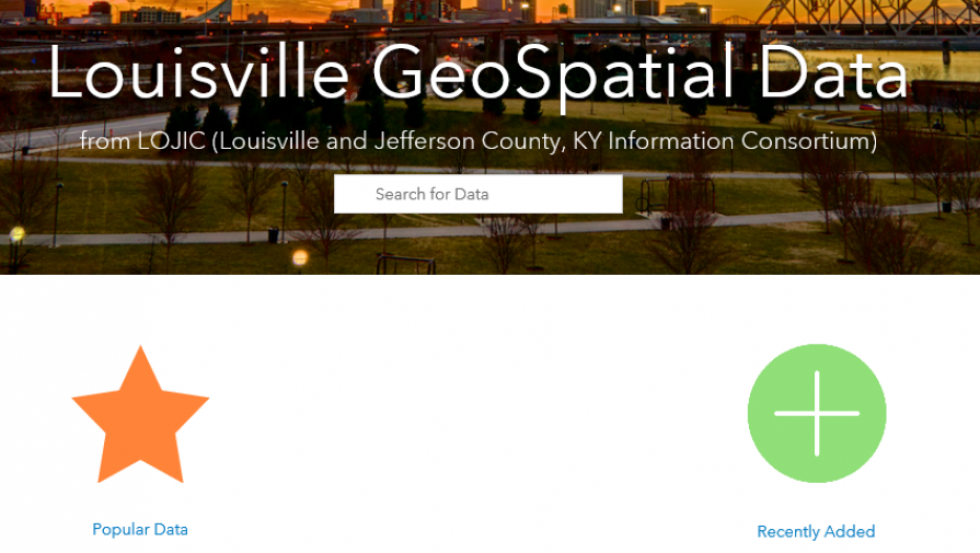 New LOJIC GeoSpatial Data Portal